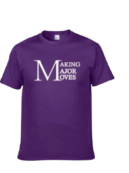 Purple with White Original Style Tee